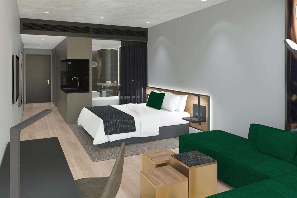 Crystalbrook Vincent Brisbane Quarto foto A typical room at the hotel